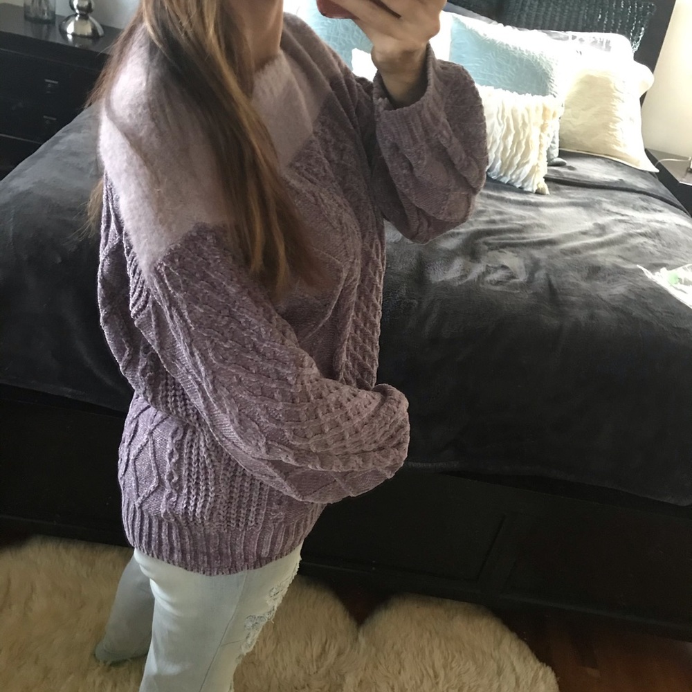 LAST Fuzz and Chenille Pullover Sweater - Picture 2 of 7